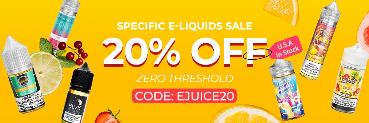 Specific E-liquid Sale