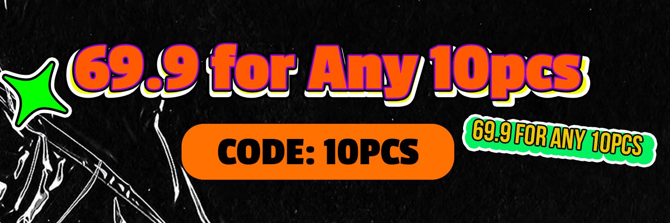 $69.9 for Any 10pcs