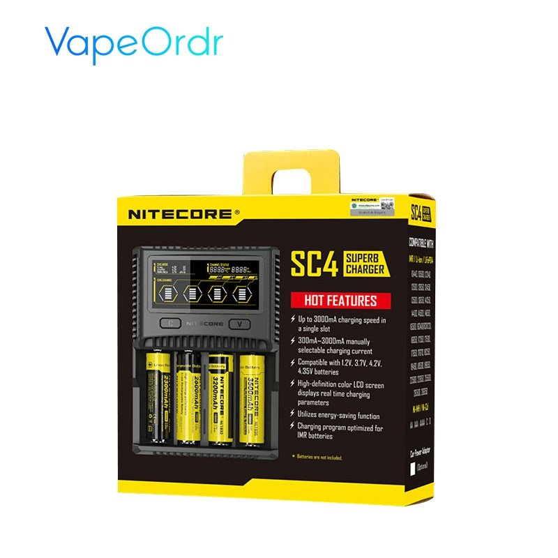 Nitecore SC4 Superb Charger Nitecore SC4 Superb Charger