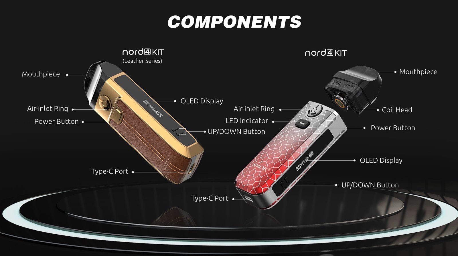 SMOK Nord 4 Components SMOK Nord 4 Components