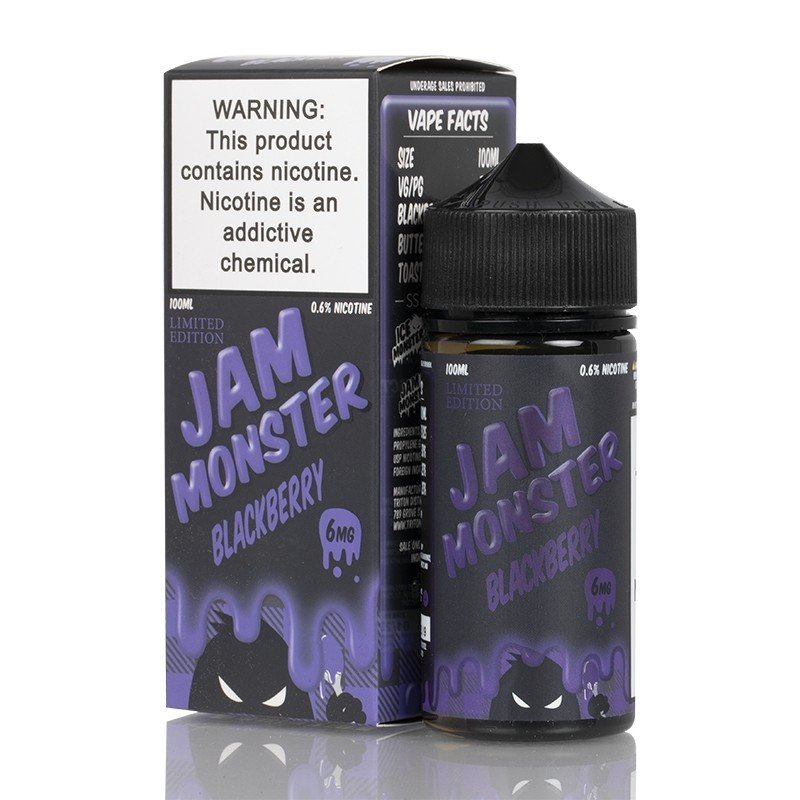 Jam Monster Blackberry Vape E-juice 100ml Jam Monster Blackberry Vape E-juice 100ml