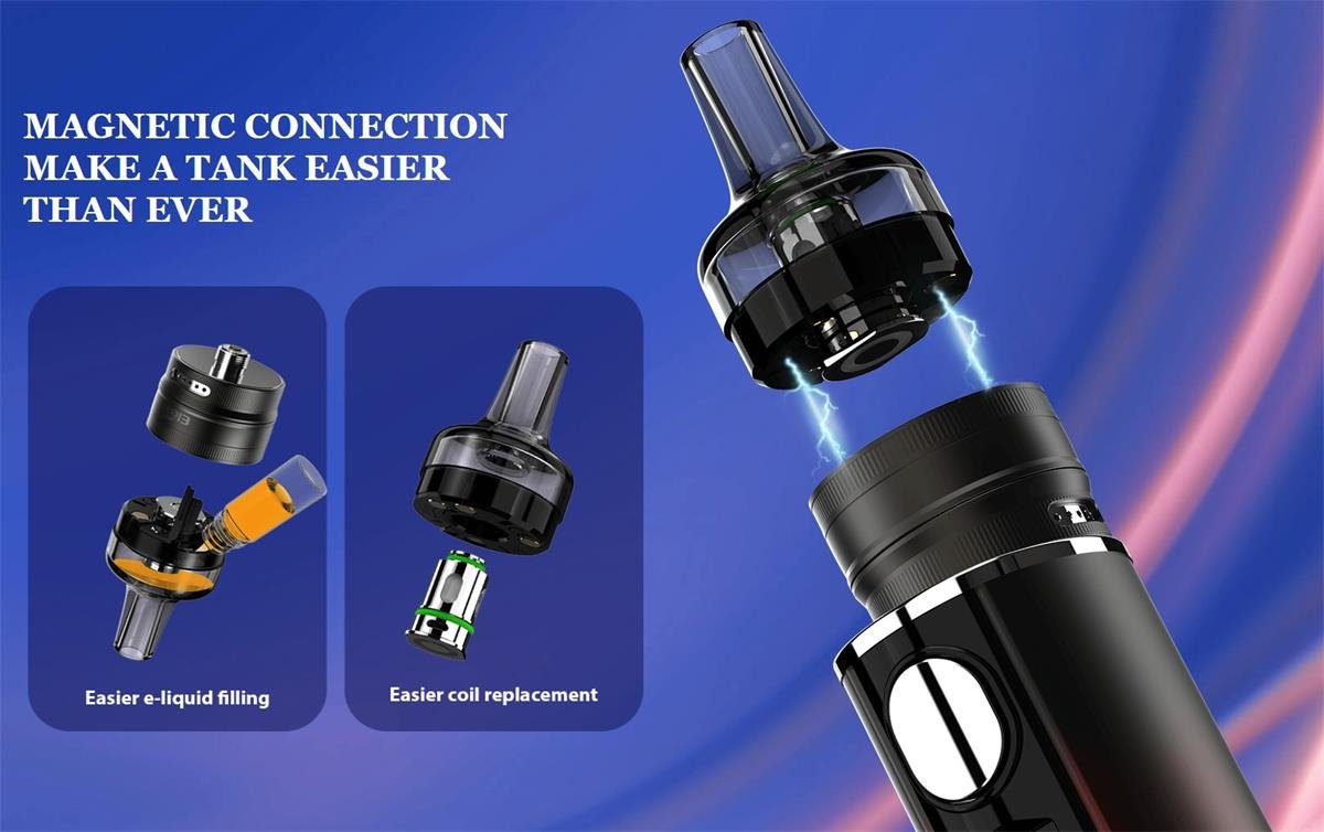 Eleaf GTL Pod Tank Fill and Magnetic Connection