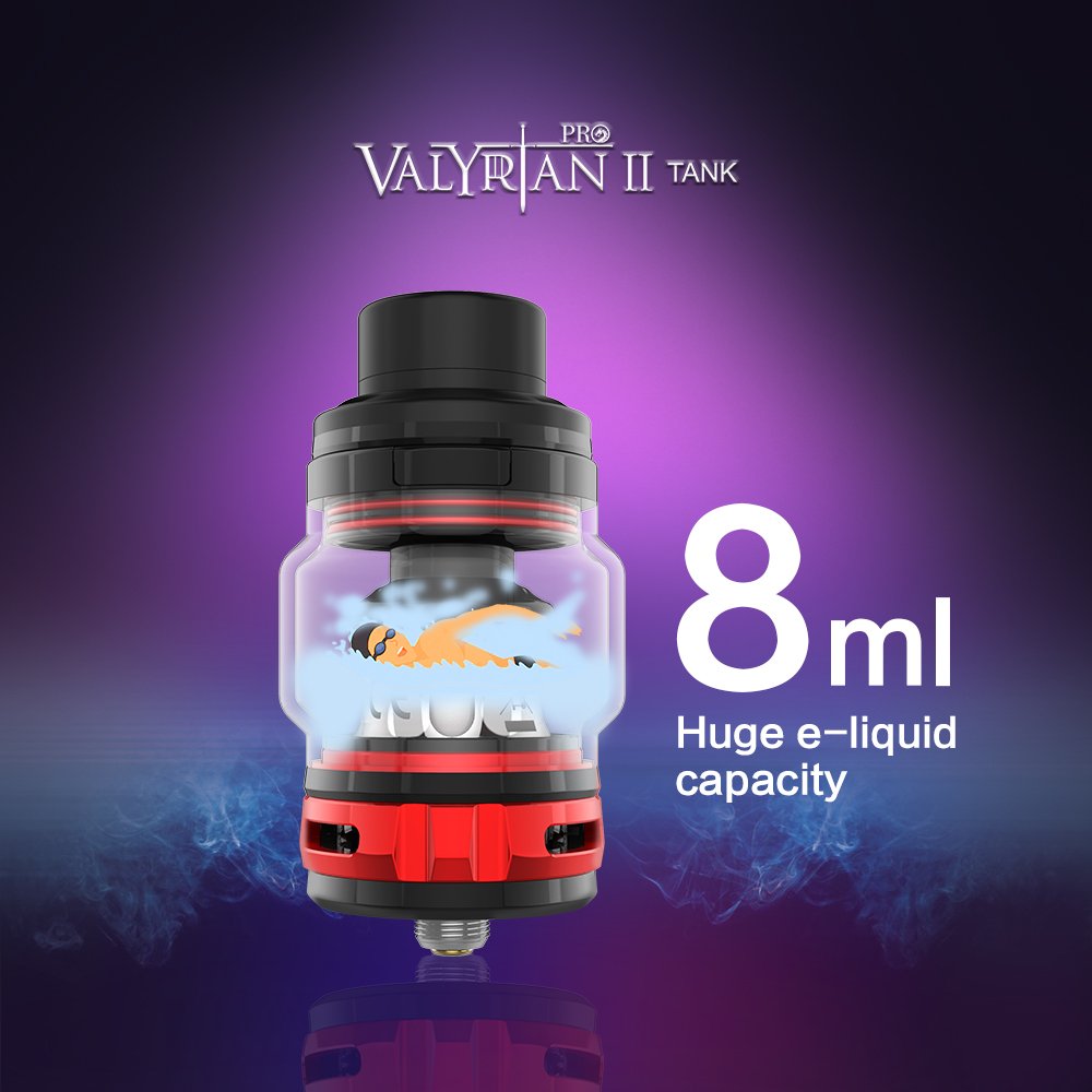Valyrian 2 Pro Tank Capacity