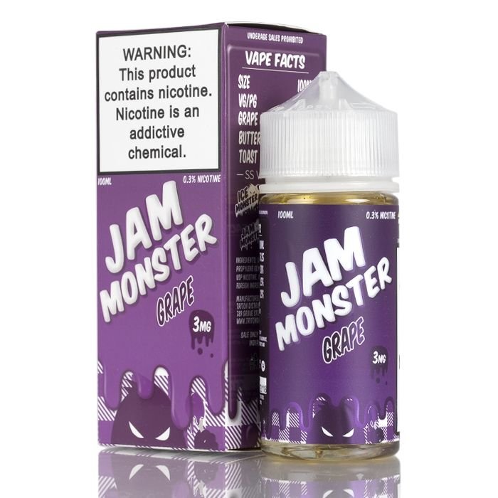 Jam Monster Grape Vape E-juice 100ml Jam Monster Grape Vape E-juice 100ml