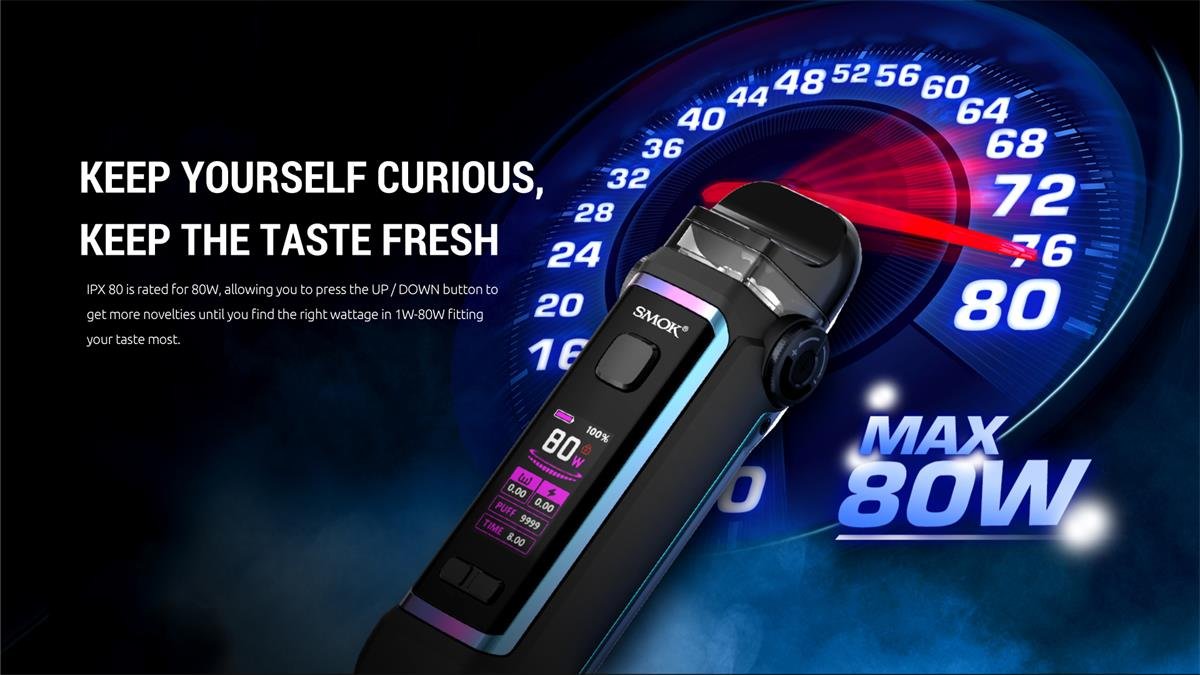 SMOK IPX 80 80W Pod Mod SMOK IPX 80 80W Pod Mod