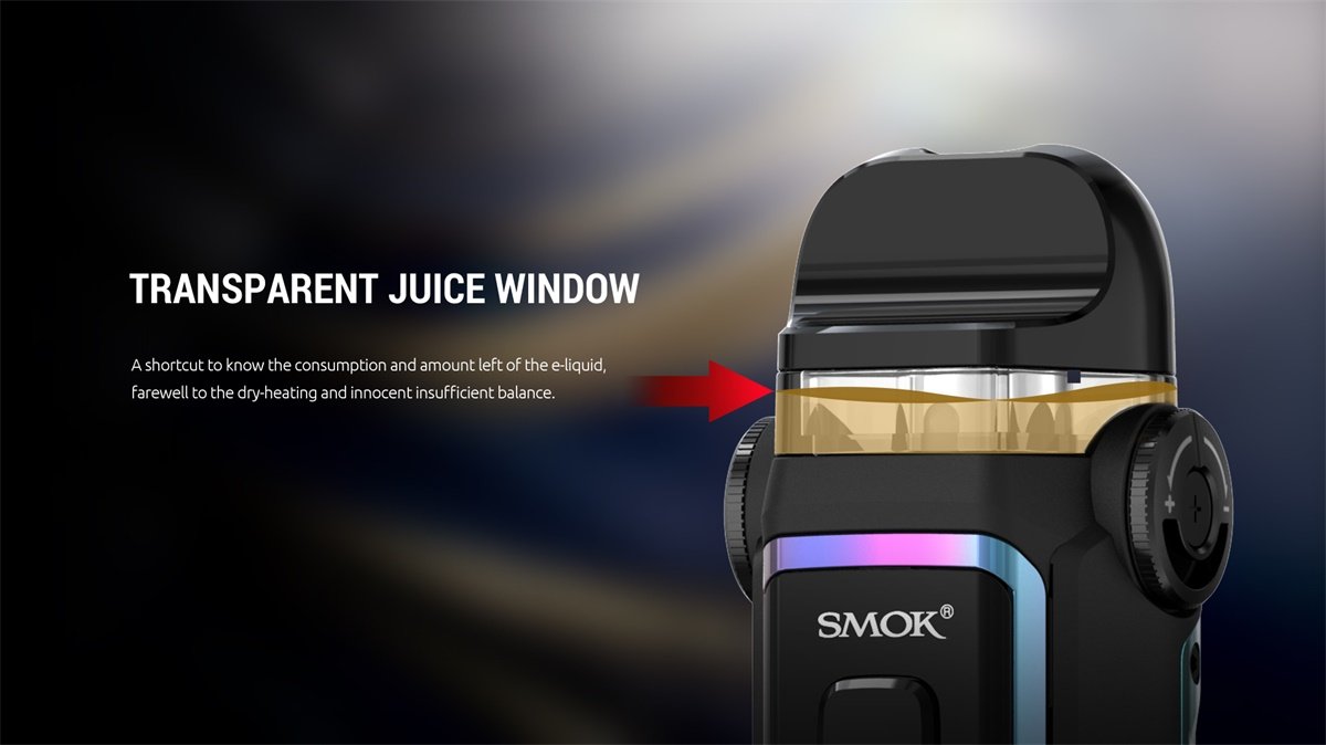 SMOK IPX 80 Pod Juice Window SMOK IPX 80 Pod Juice Window