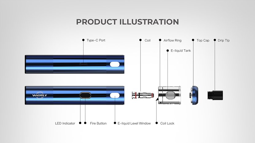 Uwell Whirl S Kit Product Overview Uwell Whirl S Kit Product Overview