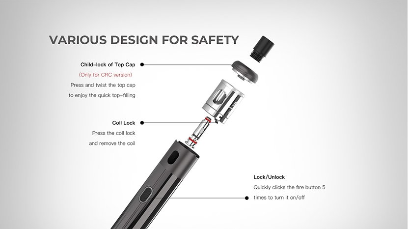 Uwell Whirl S Kit Safety Design Uwell Whirl S Kit Safety Design