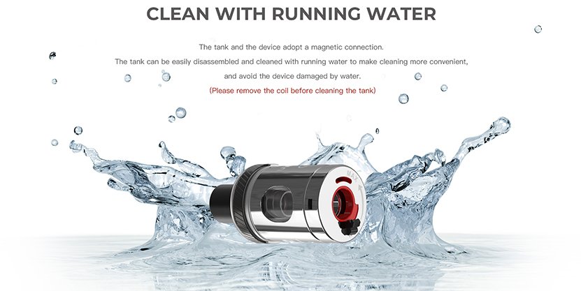 Whirl S Tank Clean with running water Whirl S Tank Clean with running water