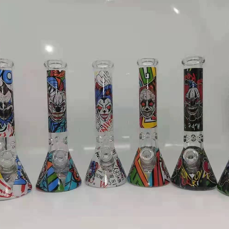 Glass Bong Clown Water Pipe GB-050 Glass Bong Clown Water Pipe GB-050