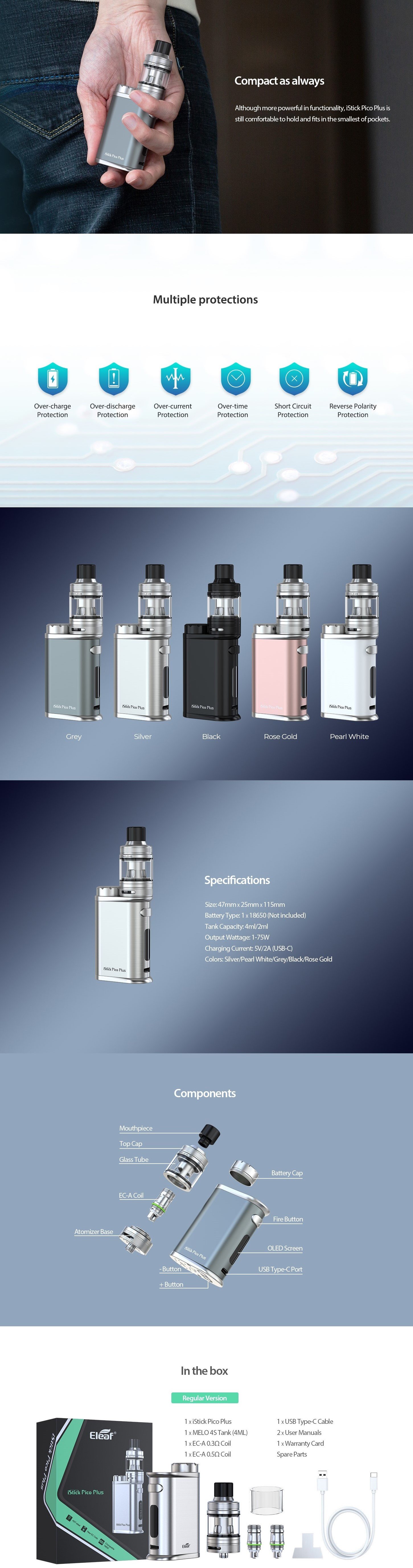 Eleaf iStick Pico Plus Kit Cost