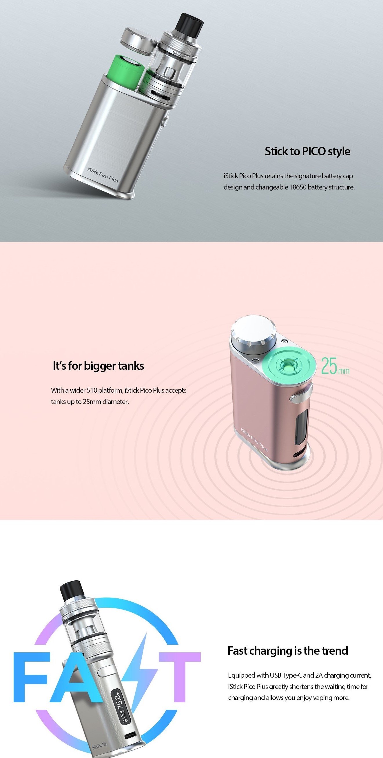 Eleaf iStick Pico Plus Mod