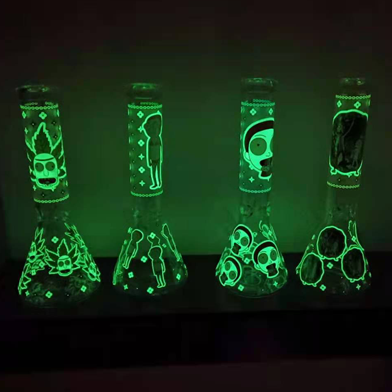 Glass Bong Nightshiny Water Pipe GB-056 Glass Bong Nightshiny Water Pipe GB-056