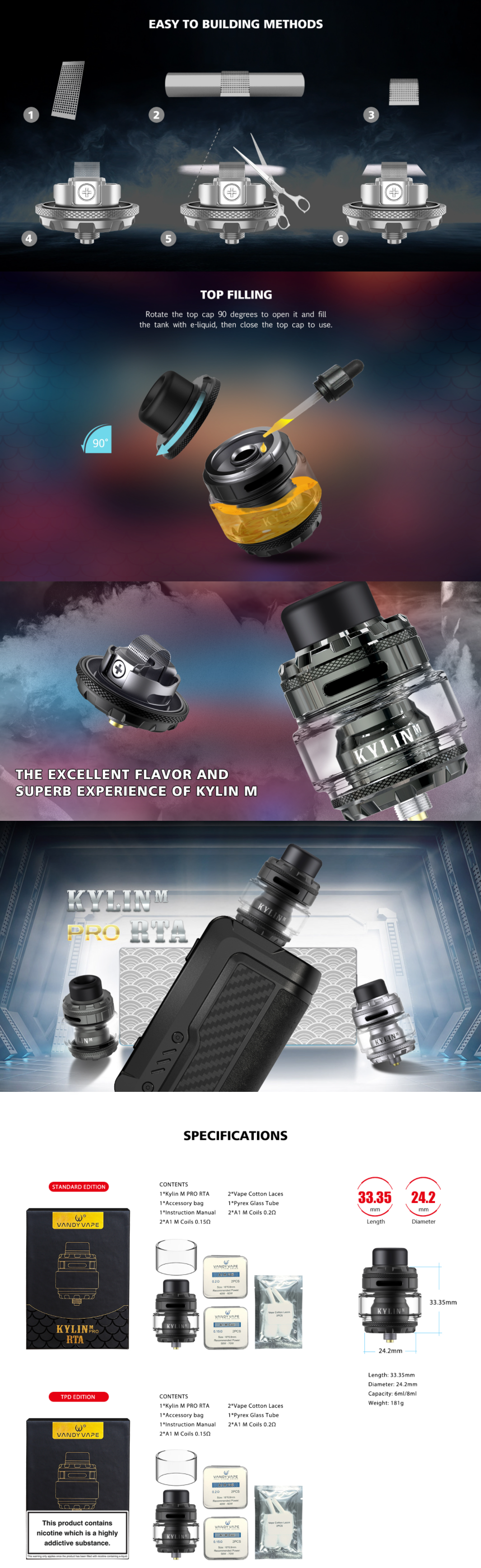 Vandy Vape Kylin M Pro RTA Buy