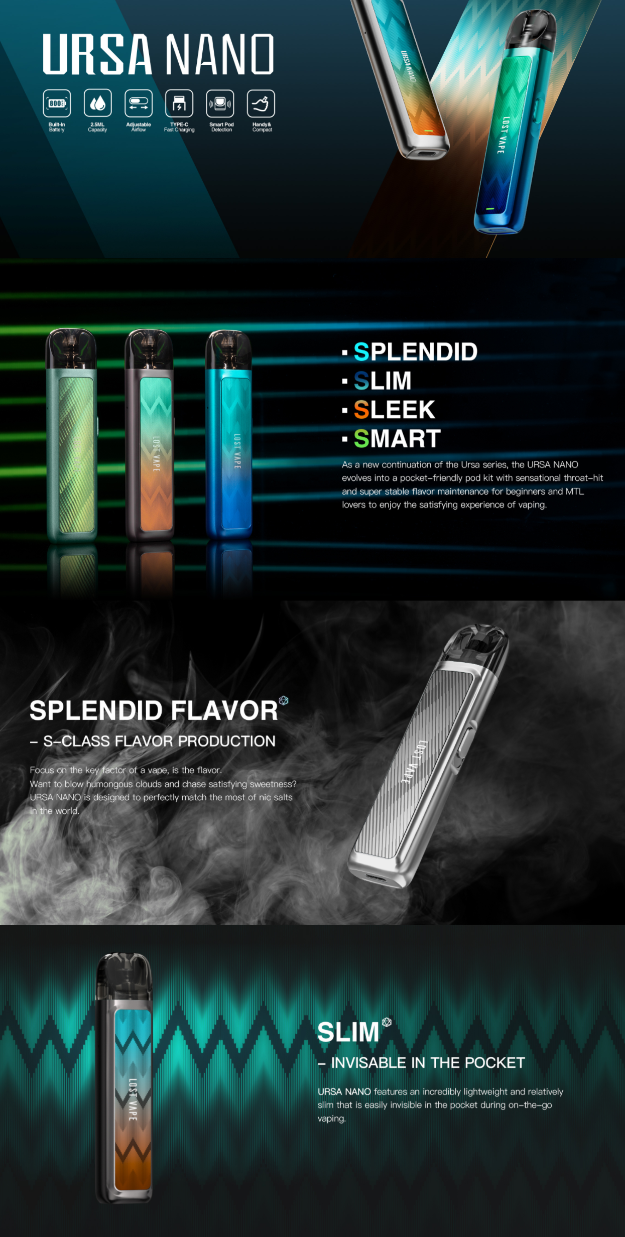 Lost Vape Ursa Nano Kit