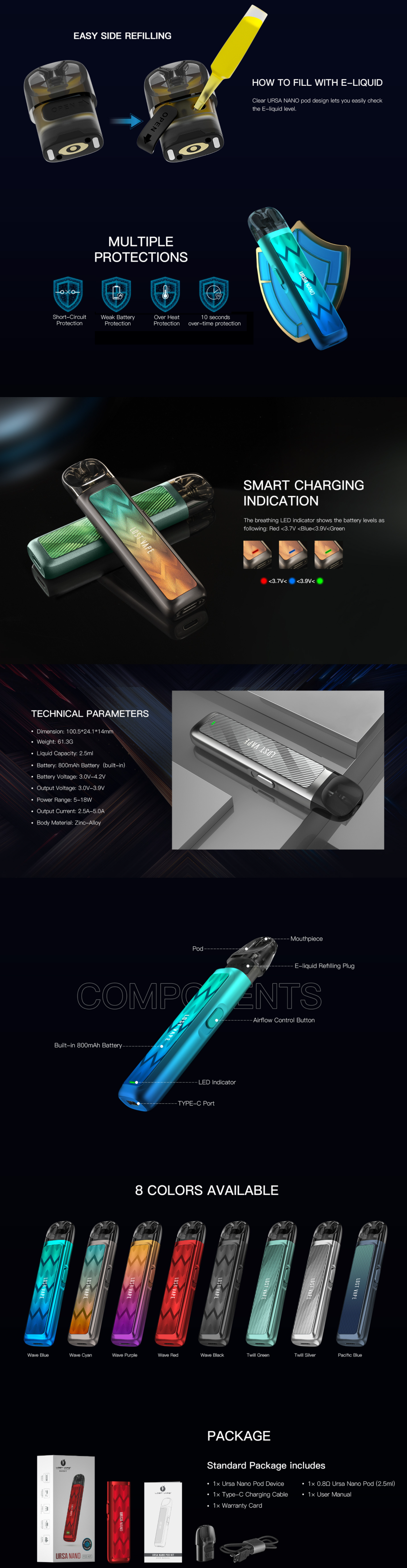Lost Vape Ursa Nano Kit Cost