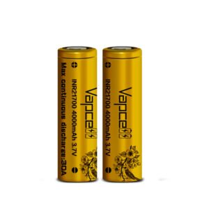 Vapcell INR 21700 Battery 3.7V 30A 4000mAh - Image 2