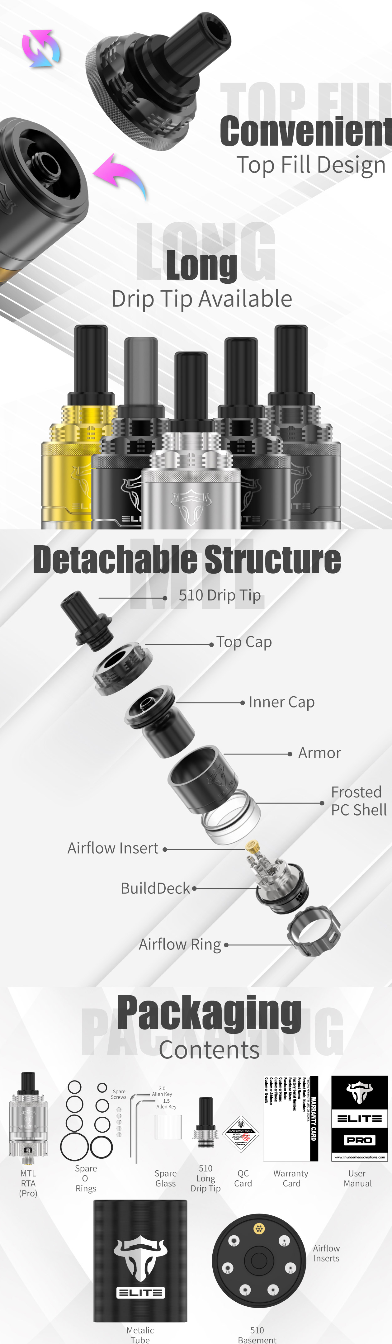 ThunderHead Creations Tauren Elite Lite Pro RTA  Buy