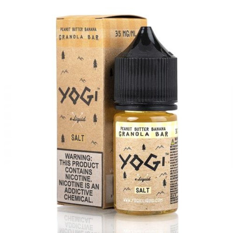 Yogi Salts Peanut Butter Banana Granola Bar E-juice 30ml Yogi Salts Peanut Butter Banana Granola Bar E-juice 30ml