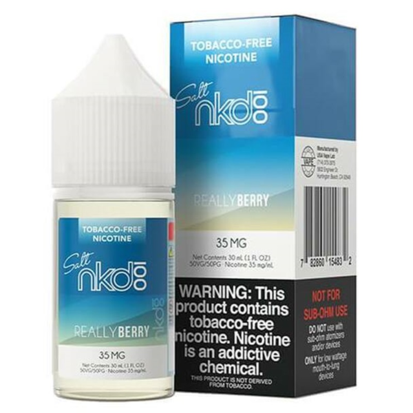Naked Tobacco Free Nicotine Salt Series Really Berry E-juice 30ml Naked Tobacco Free Nicotine Salt Series Really Berry E-juice 30ml