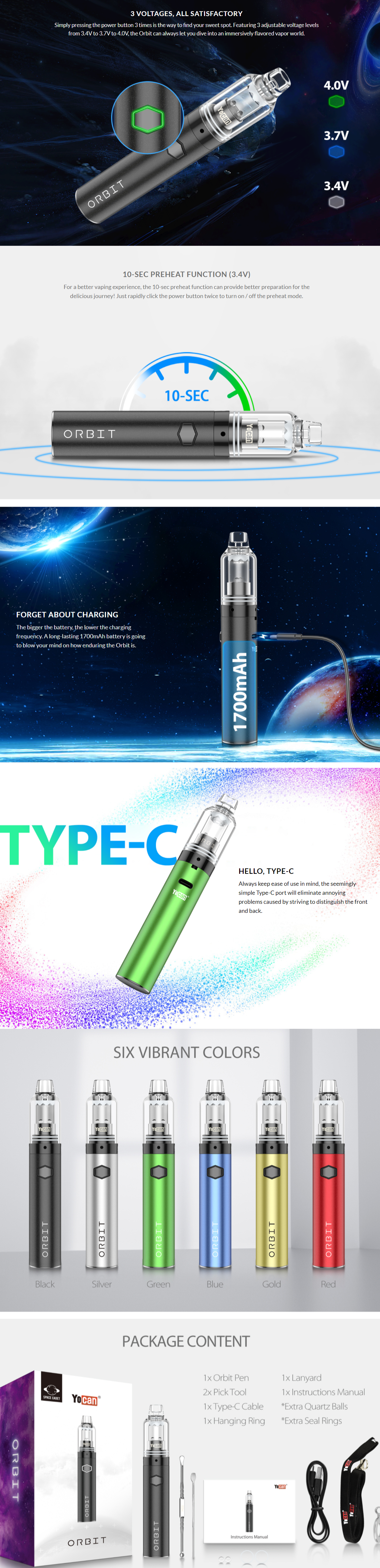 Yocan Orbit Vape Pen Kit Cost