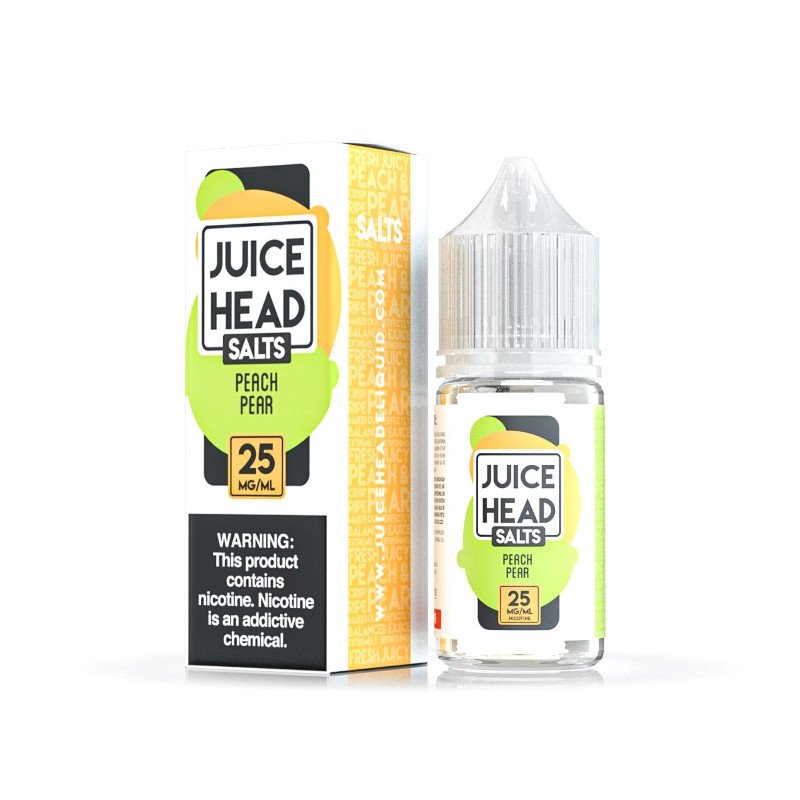 Juice Head Peach Pear Salts E-juice 30ml Juice Head Peach Pear Salts E-juice 30ml