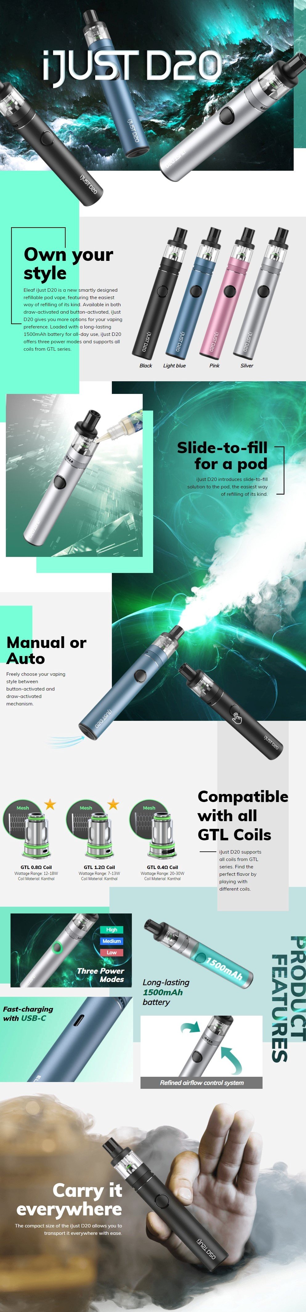 Eleaf iJust D20