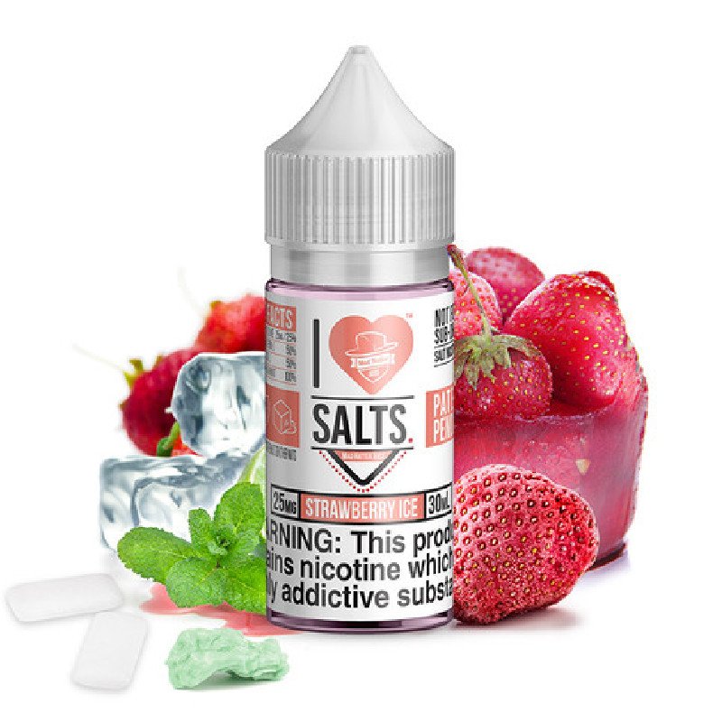 I Love Salts Strawberry Ice E-juice 30ml I Love Salts Strawberry Ice E-juice 30ml