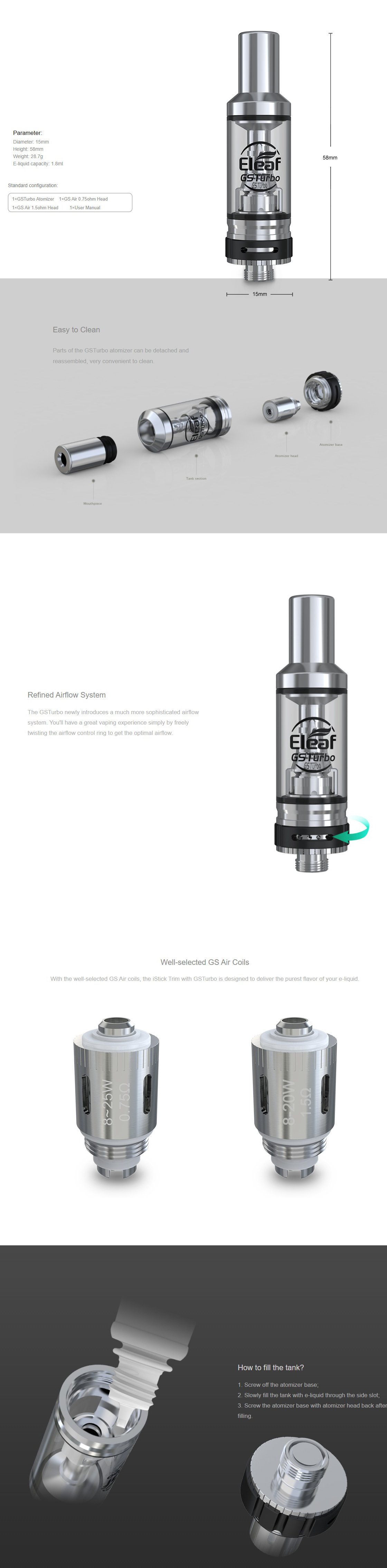 GSTurbo Atomizer GSTurbo Atomizer