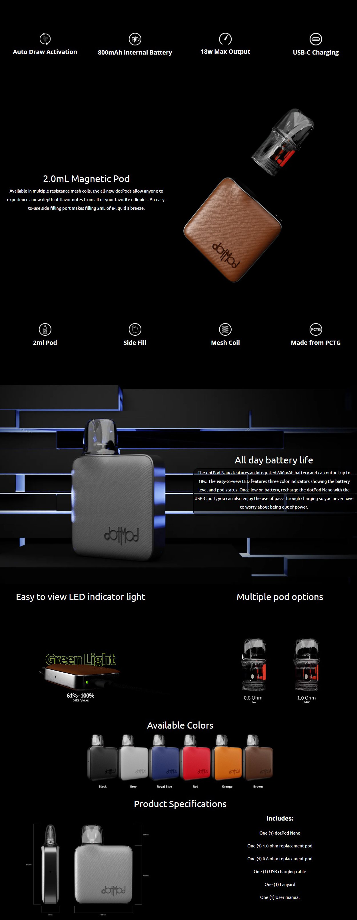 dotPod Nano Vape