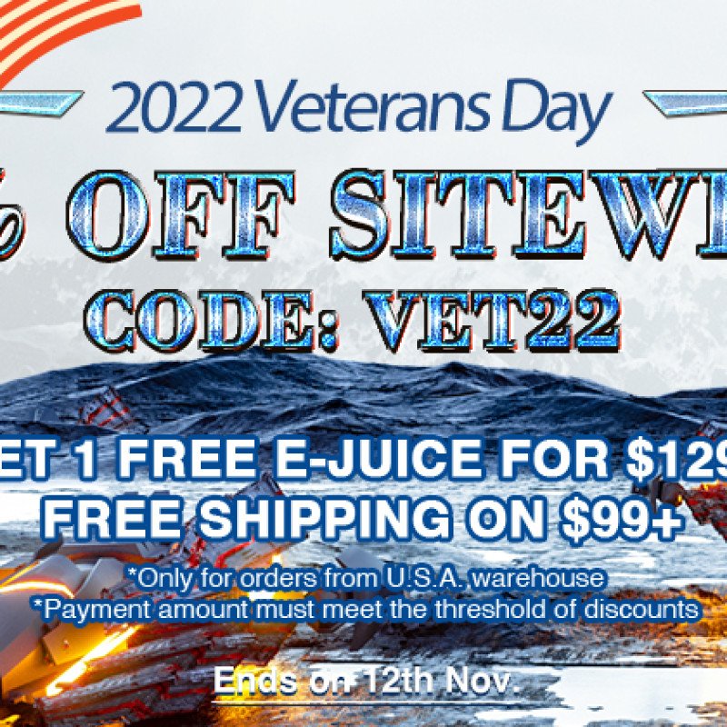 Veterans Day Vape Sale