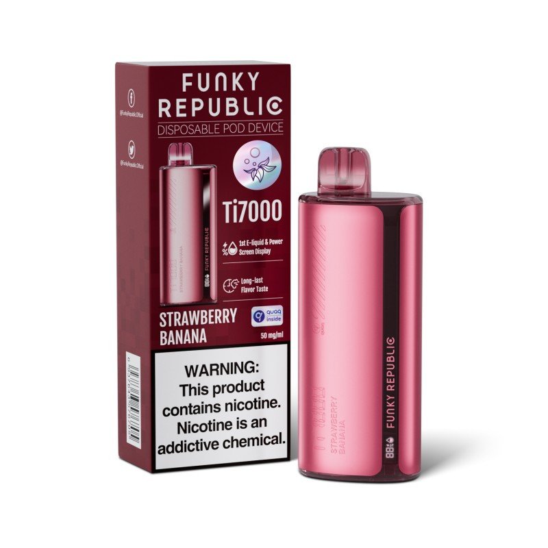 funky republic ti7000 strawberry banana 