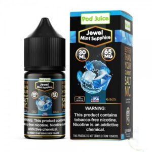 Pod Juice Bold Salt Series Jewel Mint Sapphire E-juice 30ml