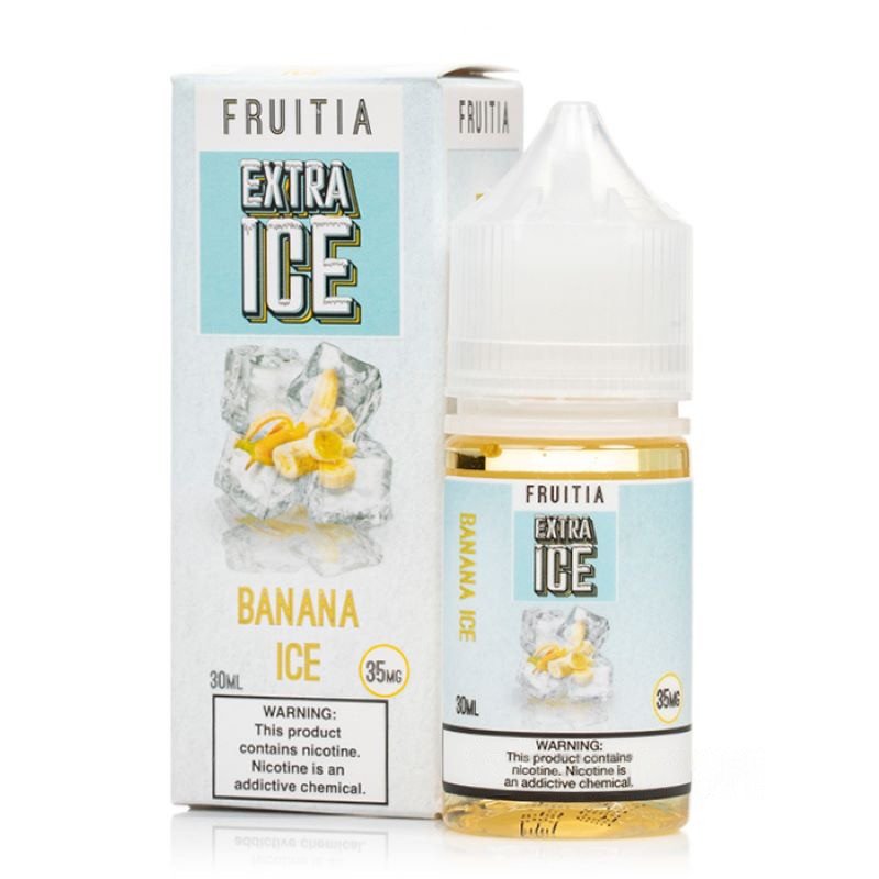 Fruitia Extra Ice Banana Ice Nicotine Salt E-juice 30ml Fruitia Extra Ice Banana Ice Nicotine Salt E-juice 30ml