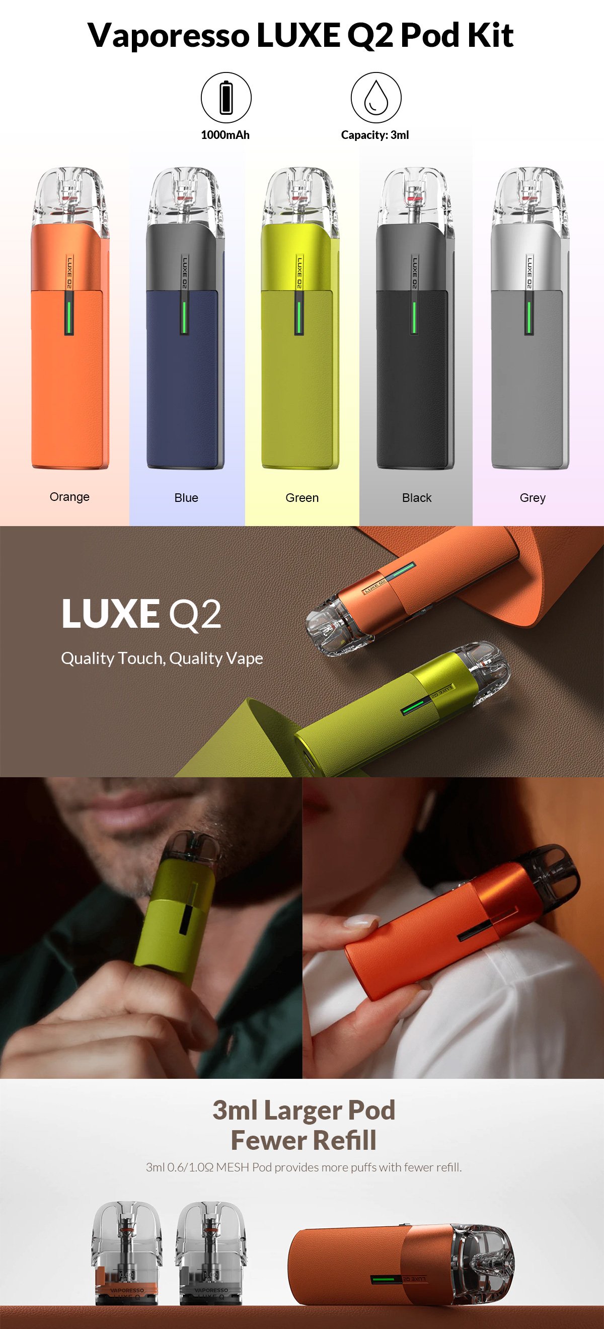 best Vaporesso LUXE Q2