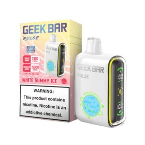 Geek Bar Pulse White Gummy Ice flavor