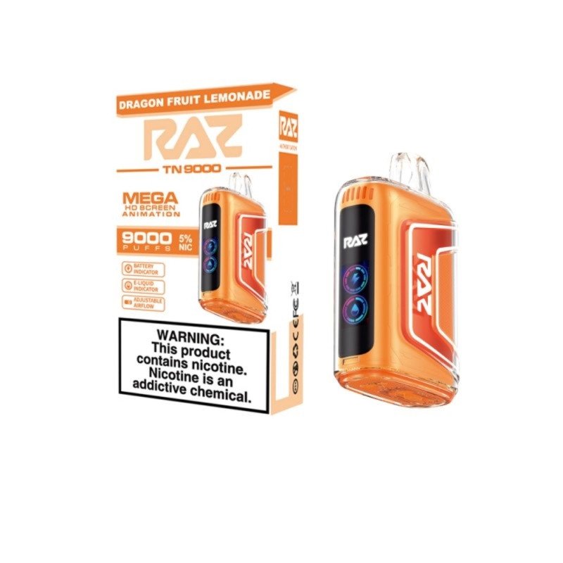 RAZ Vape TN9000 9000 Puffs Disposable-Dragon Fruit Lemonade RAZ Vape TN9000 9000 Puffs Disposable-Dragon Fruit Lemonade