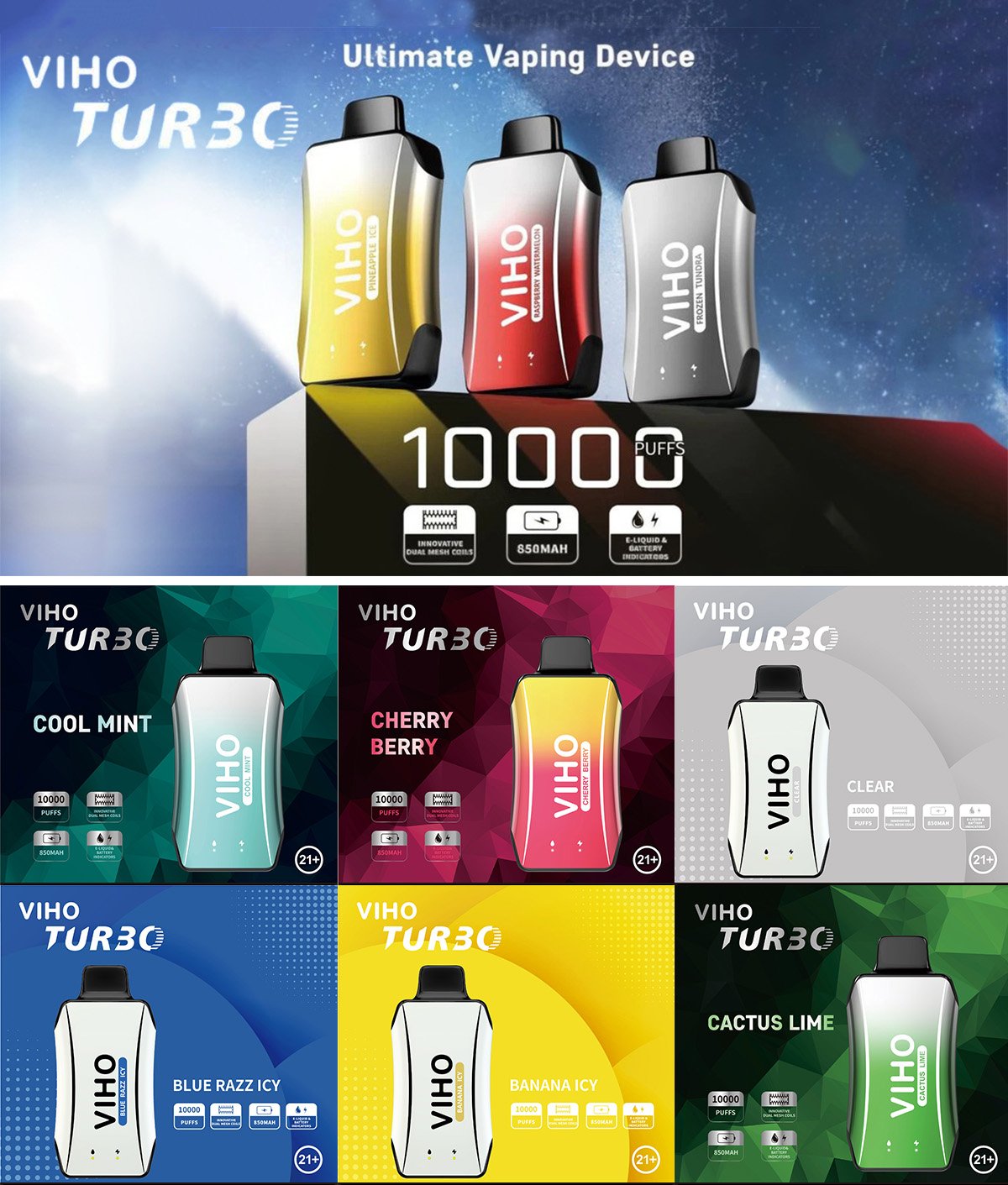VIHO Turbo hot sale