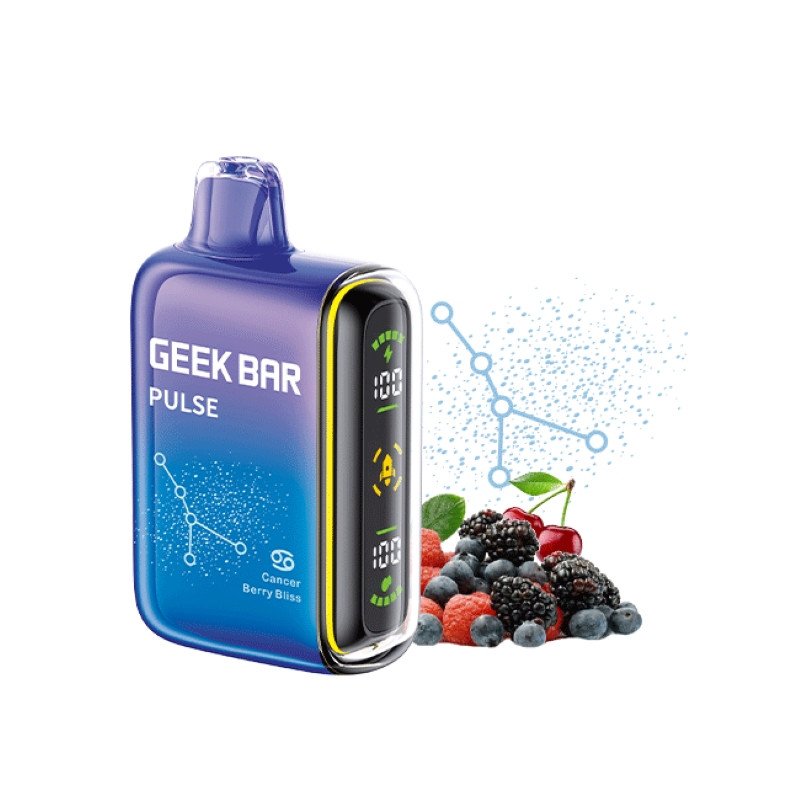 (10-PACK) Geek Bar Pulse 15000 Disposable Vape Berry Bliss Geek Bar Pulse 15000 Puffs Disposable Vape