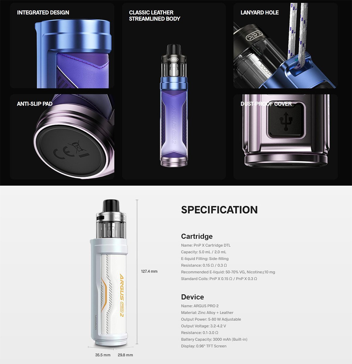 VOOPOO Argus Pro 2 for sale