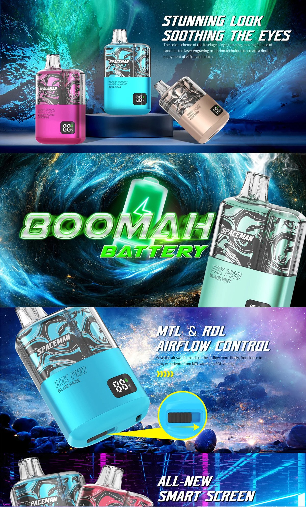 cheap Spaceman 10K Pro Disposable Vape