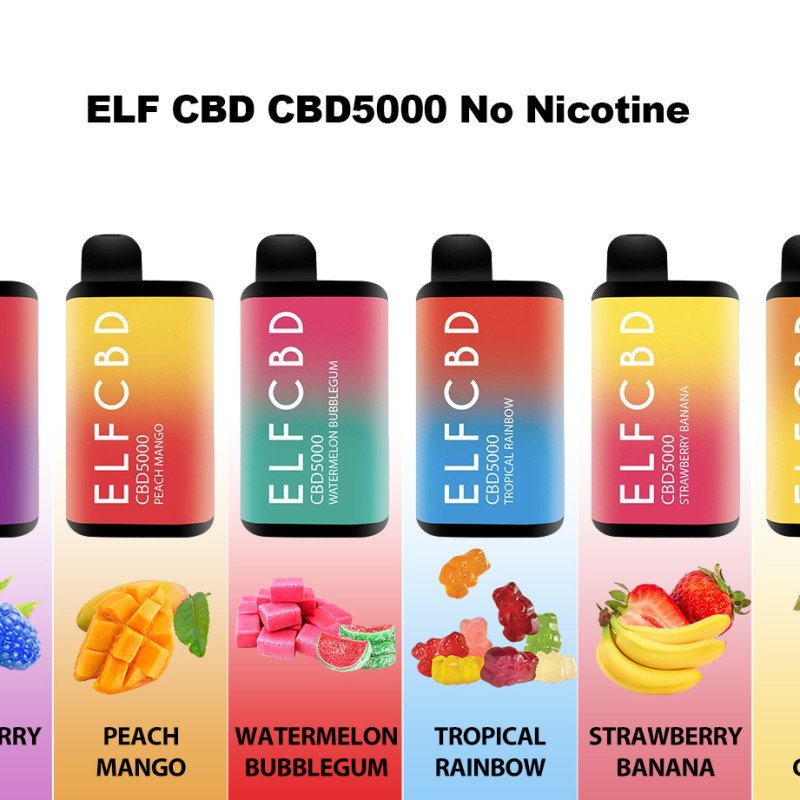 cheap elf cbd5000 no nicotine disposable vape