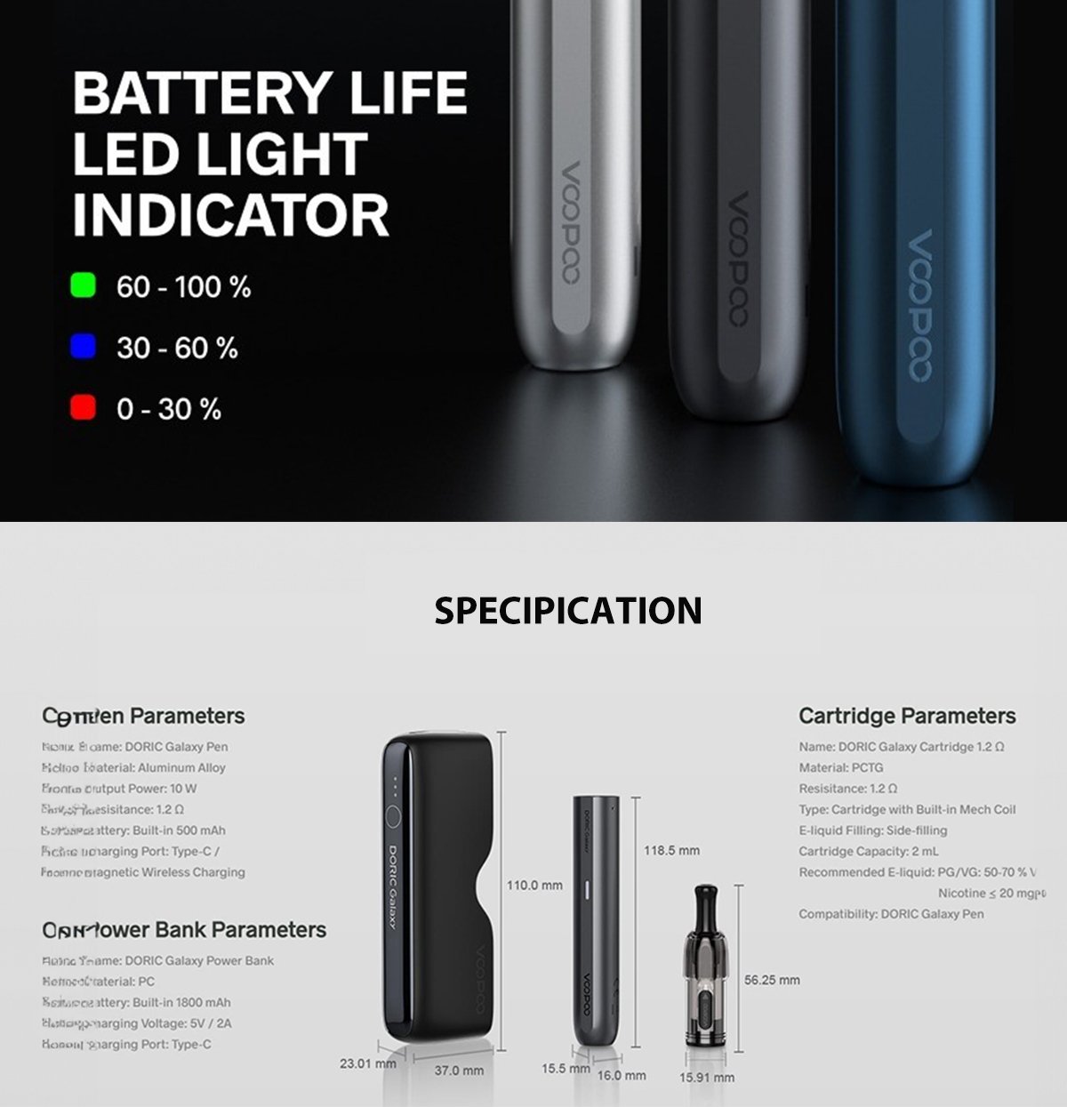 VOOPOO Doric Galaxy Pod System hot sale