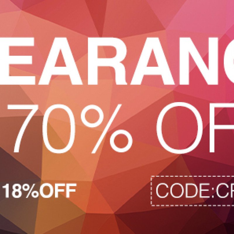 clearance up to 70% off