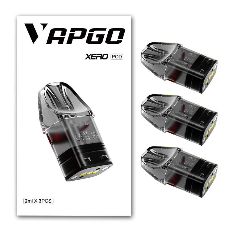 VAPGO XERO Replacement Pod Cartridge (3pcs/pack) VAPGO XERO Replacement Pod Cartridge (3pcs/pack)