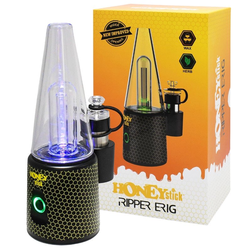 HoneyStick Ripper Electric Dab Rig & Dry Herb Vaporizer 4000mAh HoneyStick Ripper Electric Dab Rig & Dry Herb Vaporizer 4000mAh