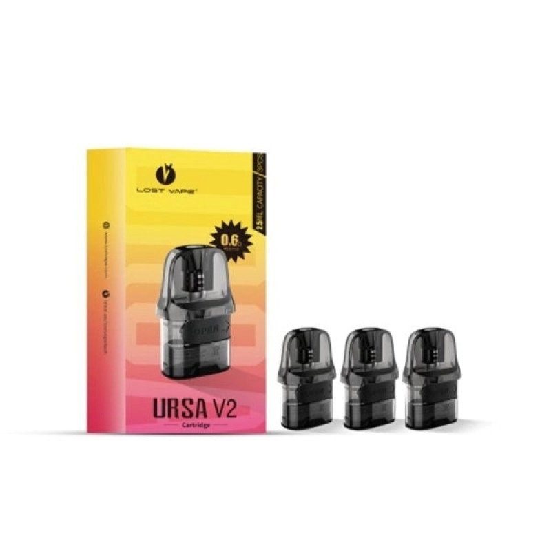 Lost Vape Ursa V2 Replacement Pod Cartridge (3pcs/pack) Lost Vape Ursa V2 Replacement Pod Cartridge (3pcs/pack)