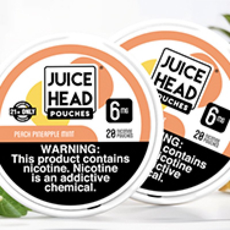 Peach Pineapple Mint Juice Head