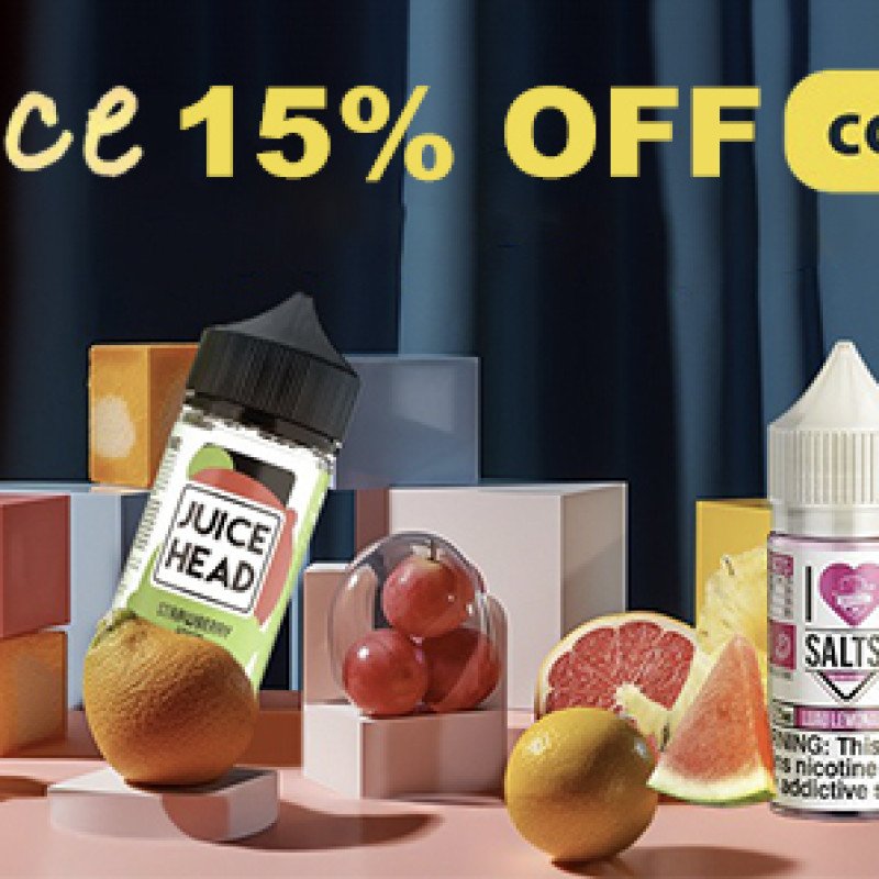 e-juice 15% off