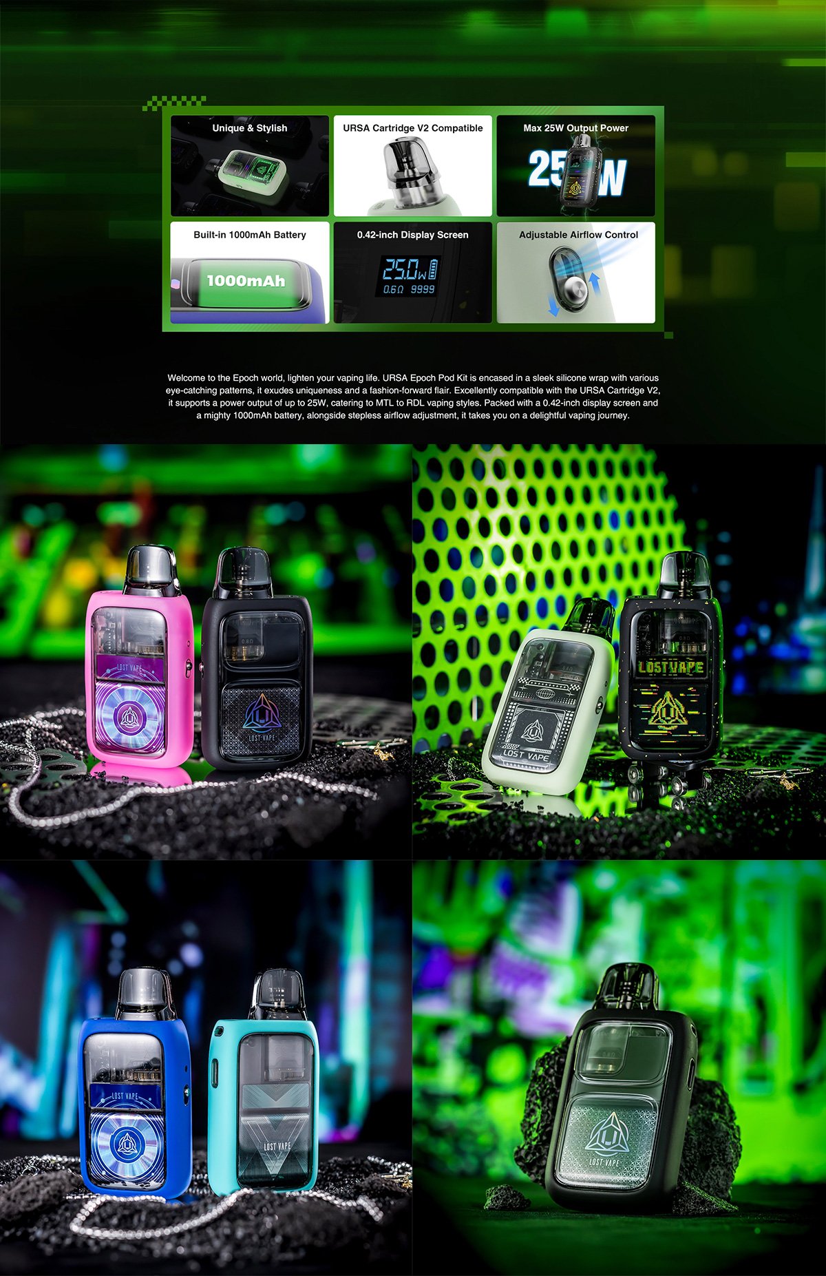 Lost Vape Ursa Epoch for sale